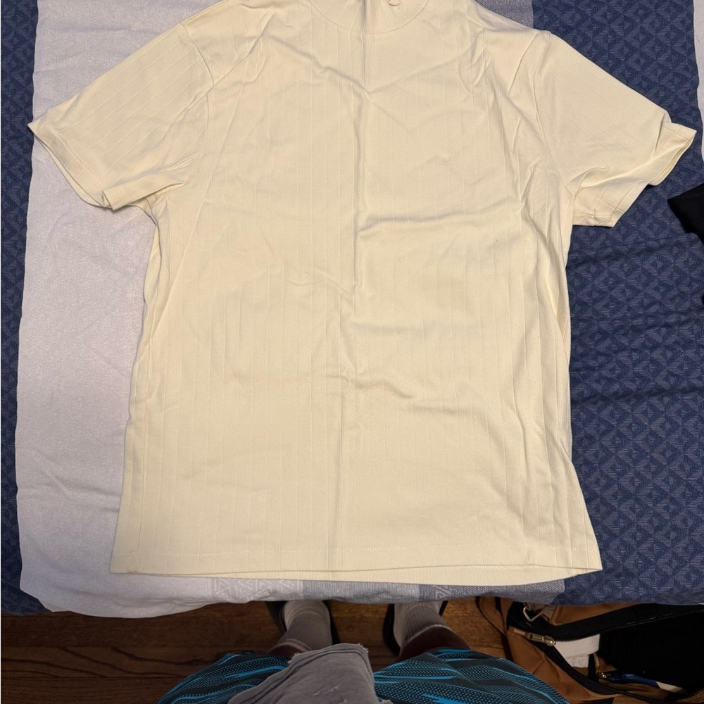Topman Short Sleeve Cream Tee